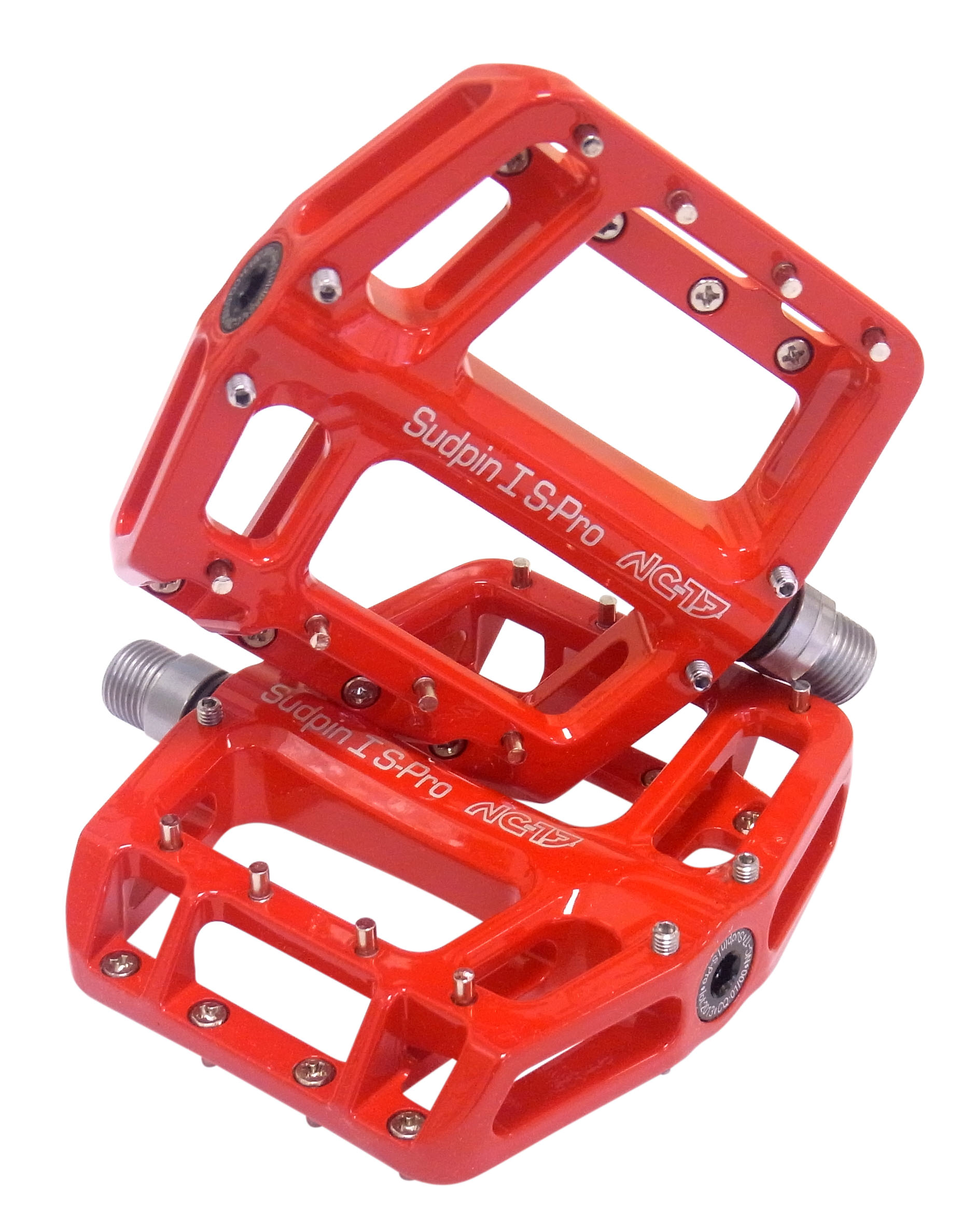 NC-17 Sudpin I S-Pro Fahrrad Plattform Pedal Alu rot