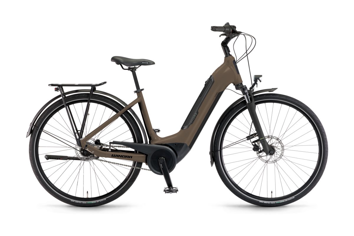 Winora Tria N8f E Low Pedelec E-Bike Trekking Fahrrad matt braun 2026
