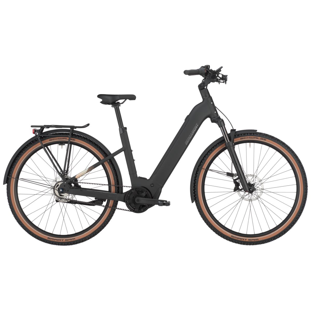 Bergamont E-Horizon SUV 20 Belt Wave E-Bike Trekking Pedelec matt schwarz 2025