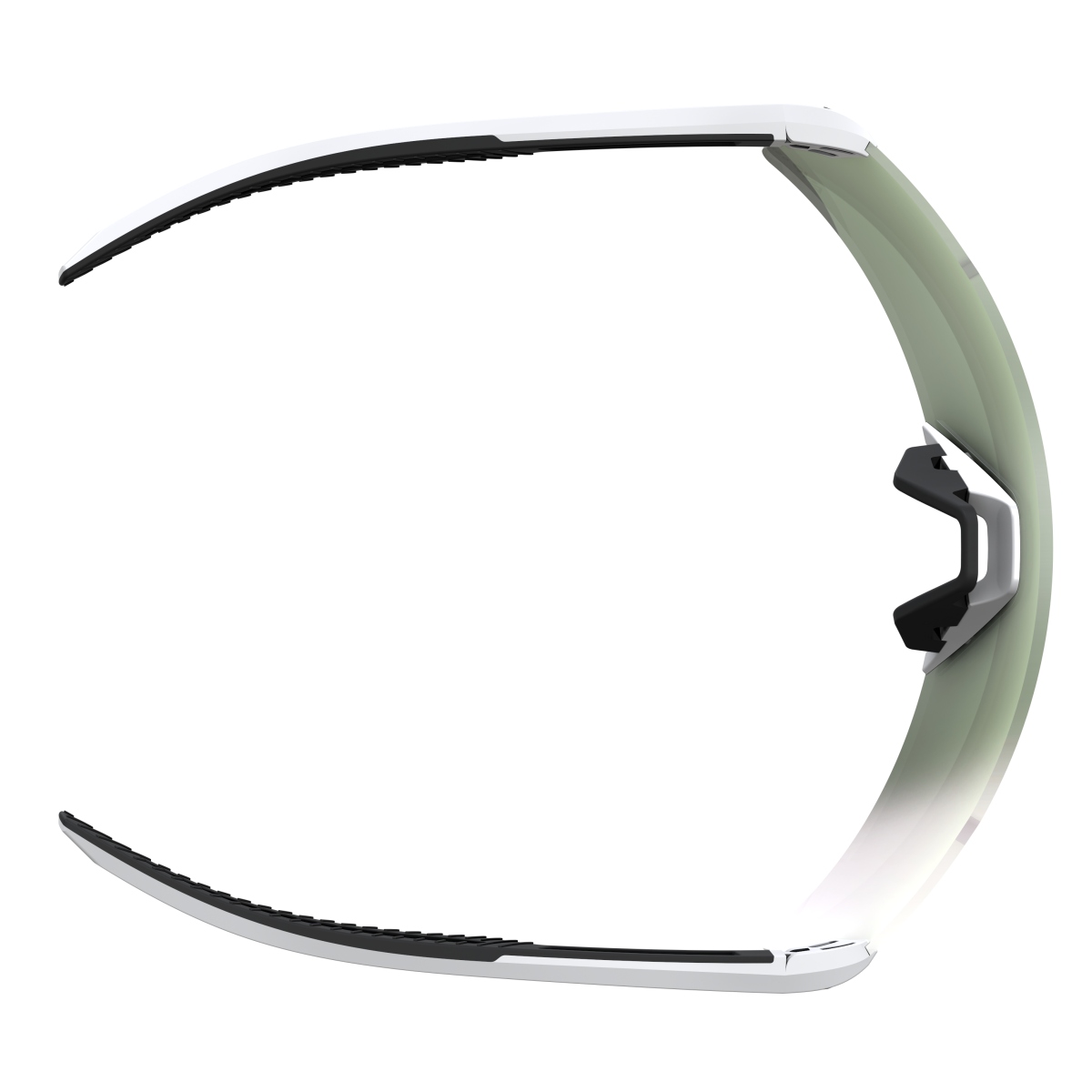 Scott Stride Compact AMP Wechselscheiben Fahrrad Brille weiß/weiß chrome
