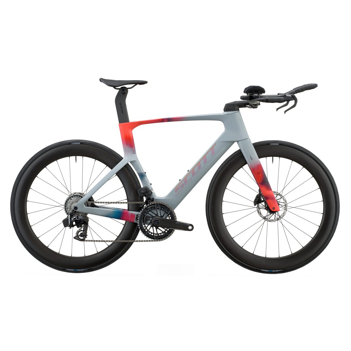 Scott Foil RC TRI Carbon Triathlon / Zeitfahrrad narwal grau/gloaming orange 2027