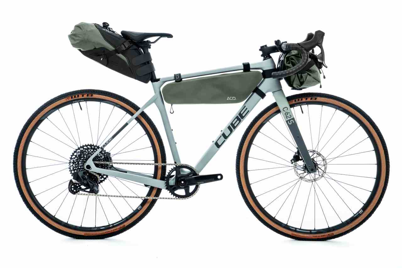 Acid Pack Pro 11 Bikepacker Fahrrad Satteltasche grün