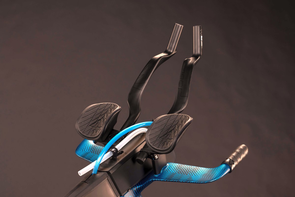 Cube Aerium C:68X Frameset Carbon Triathlon Rahmenset liquidbluegrid/chrome 2027