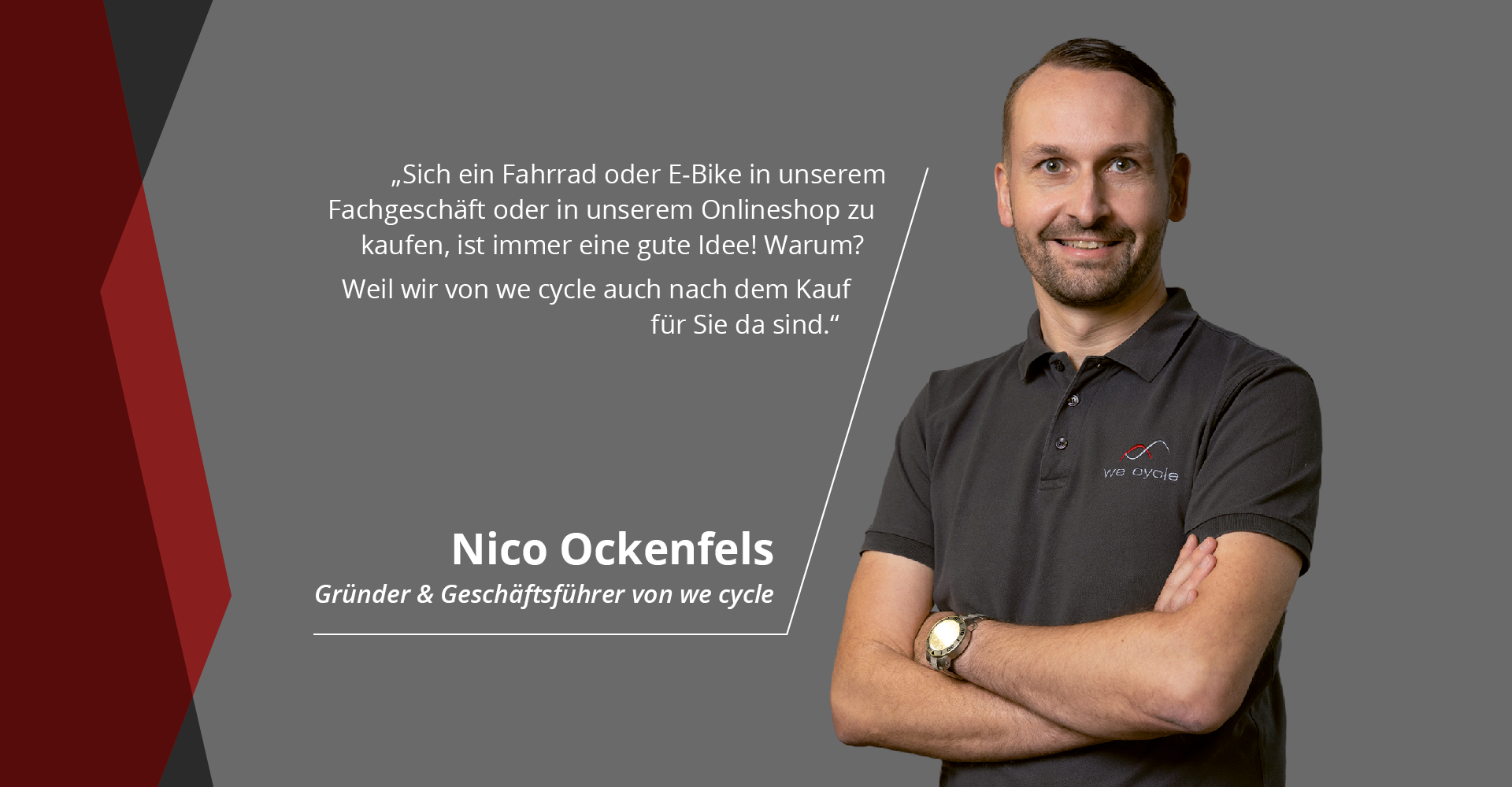 Banner mit Nico