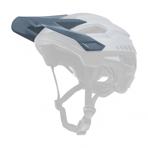 O'Neal Trailfinder Split Visor Helm Blende Schirm grau/schwarz Oneal 