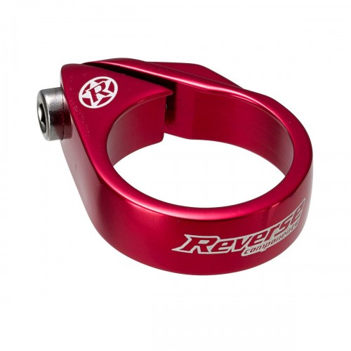 Reverse Bolt Clamp Sattelklemme 31.8mm rot 