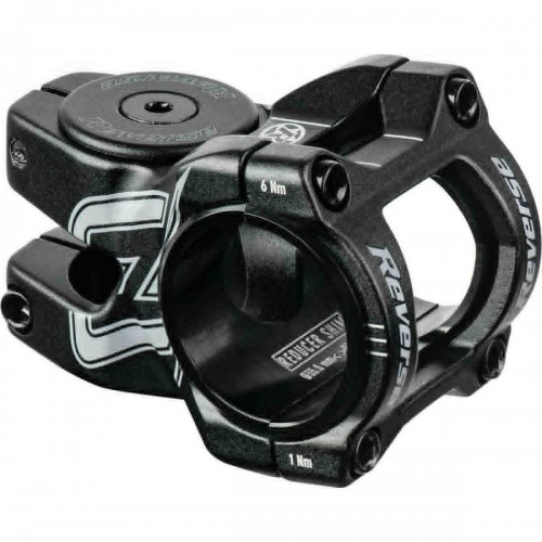 Reverse E-Black-One D-2 MTB Fahrrad Vorbau 31.8mm / 35mm inkl. Top Cap, Schraube, Kralle schwarz/grau 