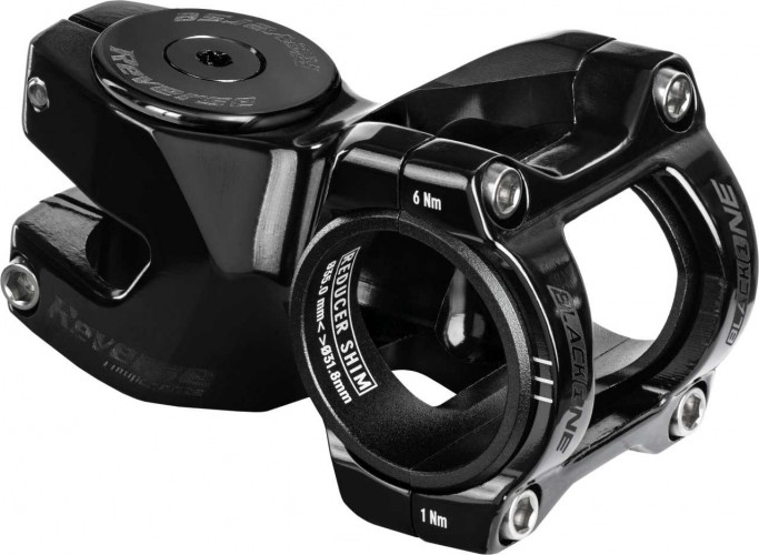 Reverse Vorbau Black One Titanium D-2 MTB Fahrrad Vorbau 31.8mm / 50mm schwarz 