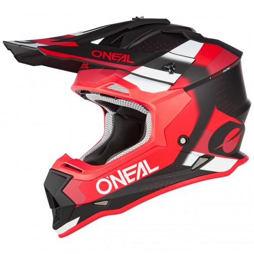 O'Neal 2 Series Spyde Motocross Enduro MTB Helm schwarz/rot/weiß 2026 Oneal 