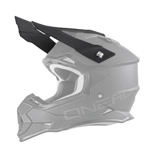 O'neal 2 Series Visor Flat Helm Visier schwarz 
