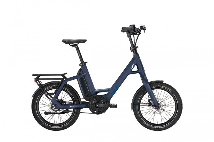 QIO Eins A-8R RBN 20'' Pedelec E-Bike Compact Fahrrad matt beryll blau 2024 