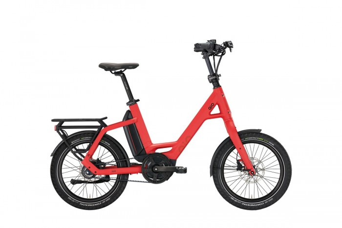 QIO Eins A-8R RBN 20'' Pedelec E-Bike Compact Fahrrad matt rot 2024 