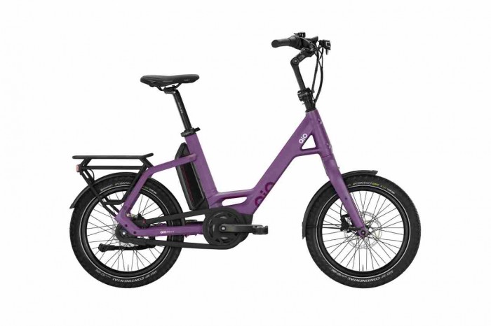 QIO Eins AP-8 20'' Pedelec E-Bike Compact Fahrrad lila 2023 