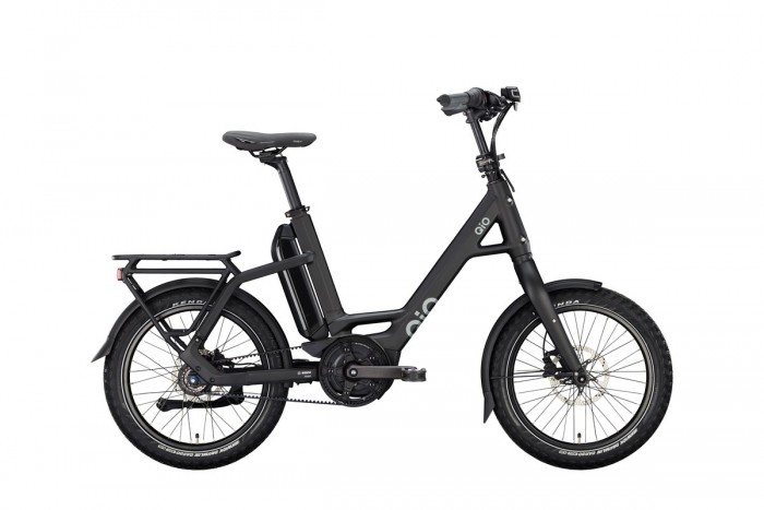 QIO Eins AP-8R RBN 20'' Pedelec E-Bike Compact Fahrrad matt schwarz 2024 