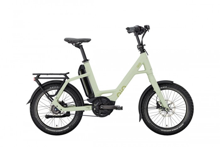 QIO Eins AP-8R RBN 20'' Pedelec E-Bike Compact Fahrrad matt olive grün 2024 
