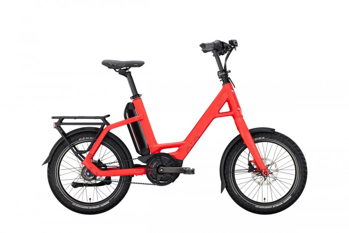 QIO Eins AP-8R RBN 20'' Pedelec E-Bike Compact Fahrrad matt rot 2024 