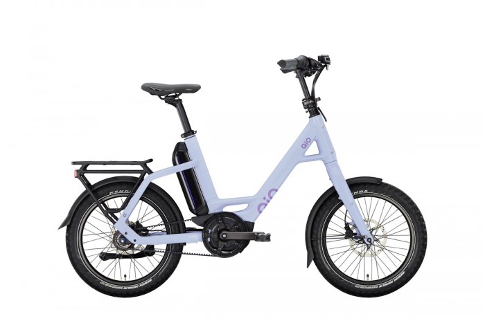 QIO Eins AP-8R 20'' Pedelec E-Bike Compact Fahrrad matt lila 2024 