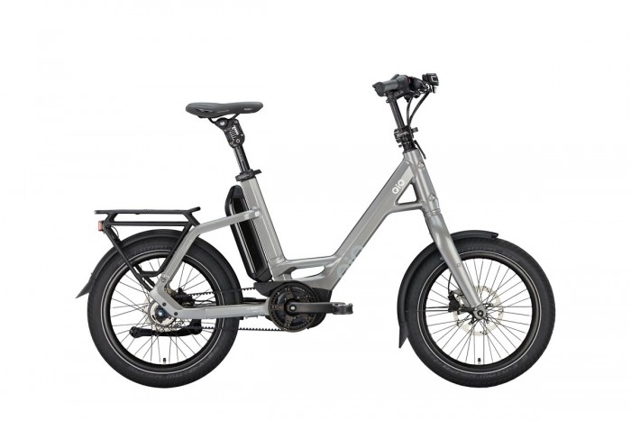 QIO Eins P-5 20'' Pedelec E-Bike Compact Fahrrad grau 2024 
