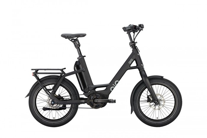 QIO Eins P-5 RBN 20'' Pedelec E-Bike Compact Fahrrad matt schwarz 2024 