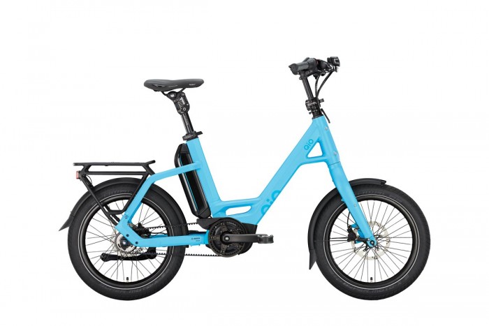 QIO Eins P-5 20'' Pedelec E-Bike Compact Fahrrad matt ice blau 2024 