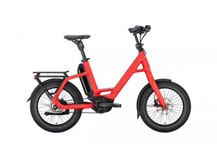 QIO Eins P-5 RBN 20'' Pedelec E-Bike Compact Fahrrad matt rot 2024 
