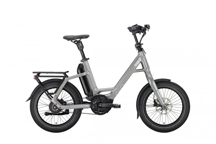 QIO Eins P-E Enviolo 20'' Pedelec E-Bike Compact Fahrrad grau 2024 