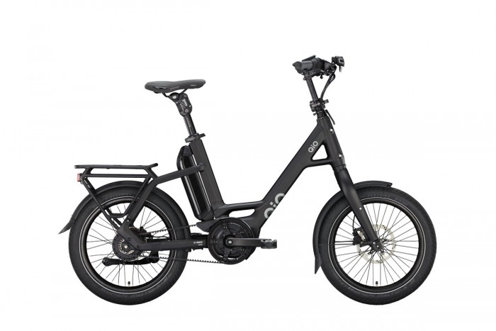 QIO Eins P-E Enviolo 20'' Pedelec E-Bike Compact Fahrrad matt schwarz 2024 