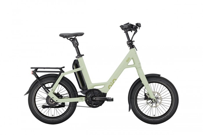 QIO Eins P-E Enviolo 20'' Pedelec E-Bike Compact Fahrrad matt olive grün 2024 