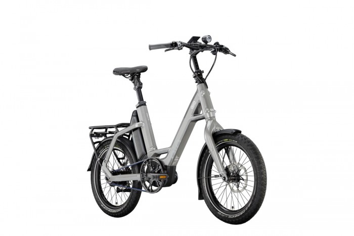 QIO Eins P-R Rohloff 20'' Pedelec E-Bike Compact Fahrrad grau 2024 