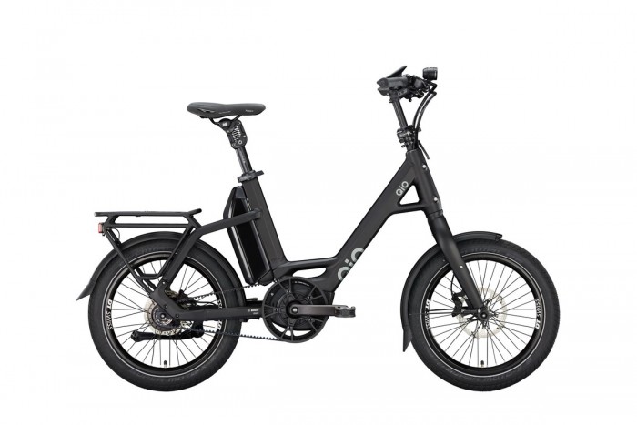 QIO Eins P-R Rohloff 20'' Pedelec E-Bike Compact Fahrrad matt schwarz 2024 