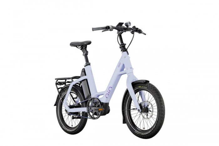 QIO Eins P-R Rohloff 20'' Pedelec E-Bike Compact Fahrrad matt lila 2024 
