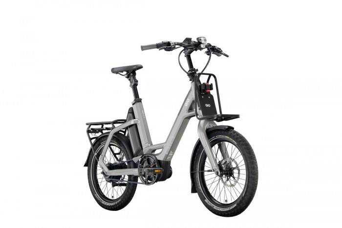 QIO Eins+ P-E Enviolo 20'' Pedelec E-Bike Compact Fahrrad grau 2024 