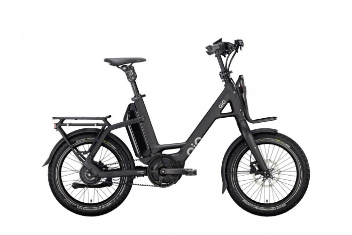 QIO Eins+ P-E Enviolo 20'' Pedelec E-Bike Compact Fahrrad matt schwarz 2024 