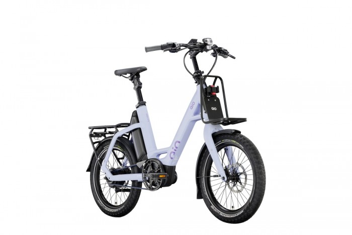 QIO Eins+ P-E Enviolo 20'' Pedelec E-Bike Compact Fahrrad matt lila 2024 