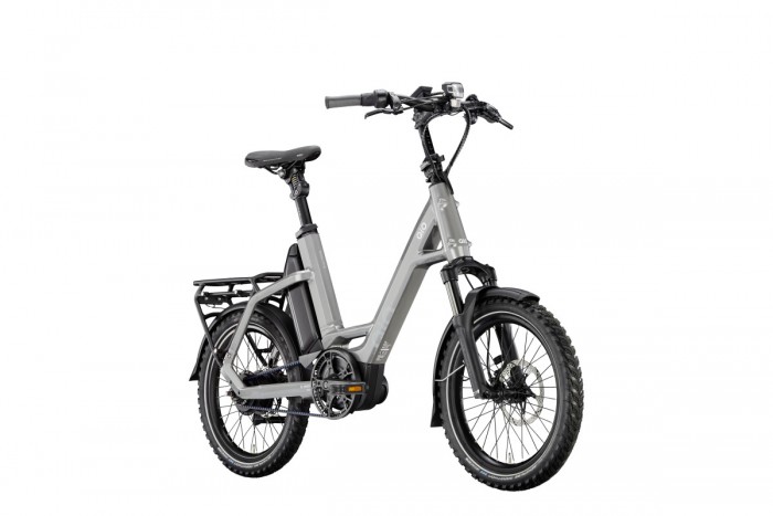 QIO Eins X P-E Enviolo 20'' Pedelec E-Bike Compact Fahrrad grau 2024 