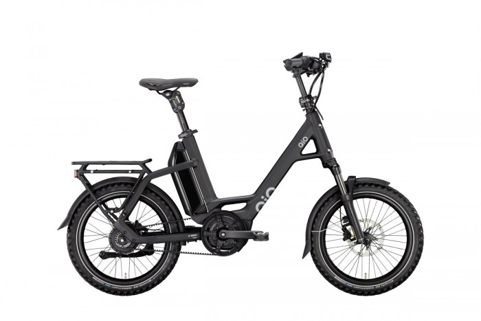 QIO Eins X P-E Enviolo 20'' Pedelec E-Bike Compact Fahrrad matt schwarz 2024 
