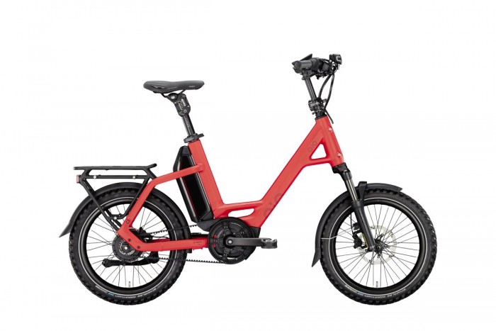 QIO Eins X P-E Enviolo 20'' Pedelec E-Bike Compact Fahrrad matt rot 2024 