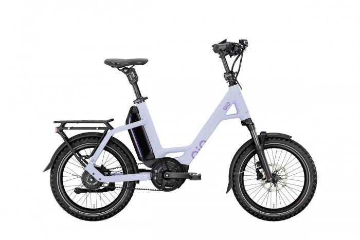 QIO Eins X P-E Enviolo 20'' Pedelec E-Bike Compact Fahrrad matt lila 2024 