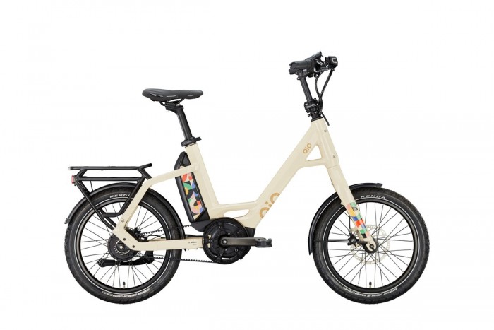 QIO Eins P-E Art Line LTD Enviolo 20'' Pedelec E-Bike Compact Fahrrad beige 2024 