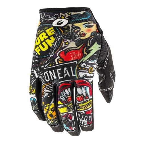 O'neal Mayhem Crank MX DH FR Handschuhe schwarz/multi 2024 Oneal M (8.5)