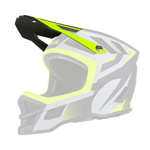O'neal Blade Hyperlite IPX Oxyd Visor Helm Blende Schirm gelb/grau Oneal 