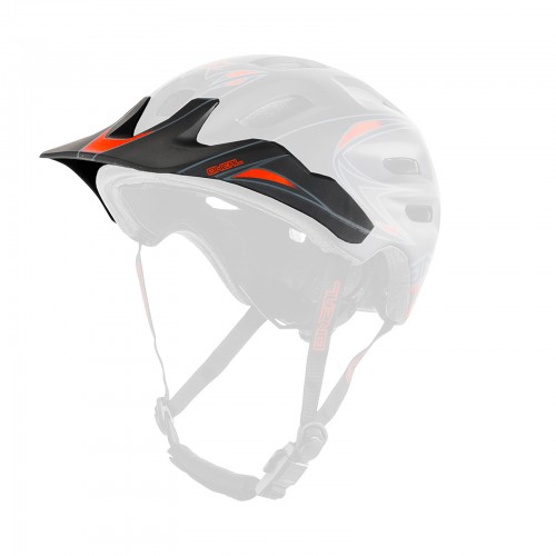 O'neal Visor Defender Tribal Helm Visier schwarz/rot Oneal 