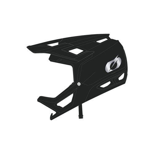 O'neal Transition Solid DH Fahrrad Helm schwarz 2022 Oneal 
