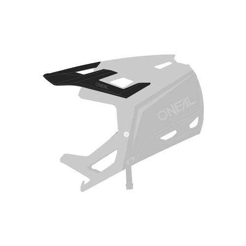 O'Neal Transition Flash Visor Helm Blende Schirm (L-XXL) grau/schwarz Oneal 