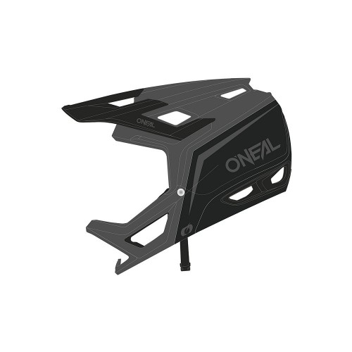 O'neal Transition Flash DH Fahrrad Helm grau/schwarz 2022 Oneal 