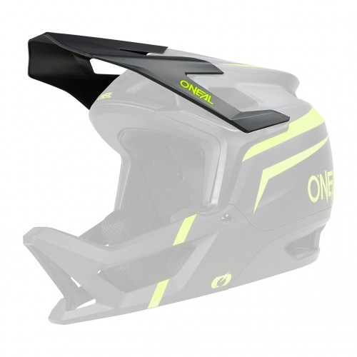 O'Neal Transition Flash Visor Helm Blende Schirm schwarz/gelb Oneal 