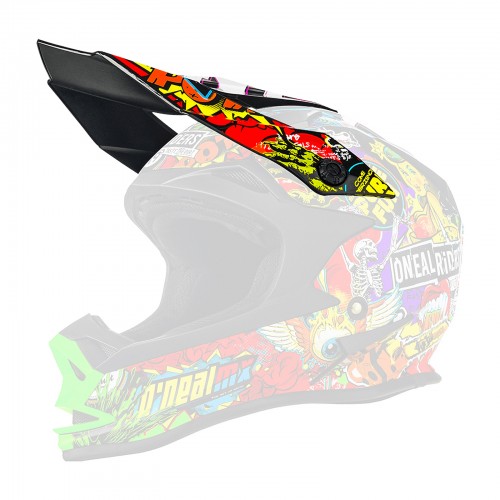 O'neal Visor 7 Series Evo Crank Helm Visier schwarz/multi Oneal 