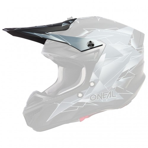 O'Neal 5 Series Polyacrylite Surge Visor Helm Blende Schirm grau/schwarz Oneal 