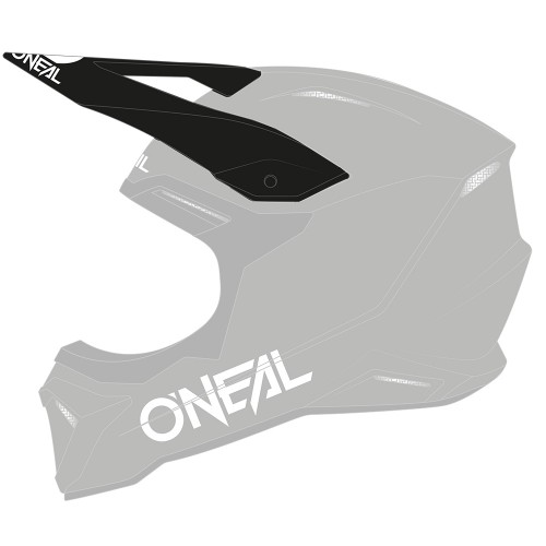 O'Neal 1 Series Solid Visor Youth Kinder Helm Blende Schirm schwarz/weiß Oneal 