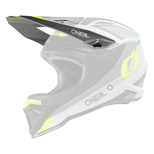 O'Neal 1 Series Stream Visor Helm Blende Schirm grau/gelb Oneal 